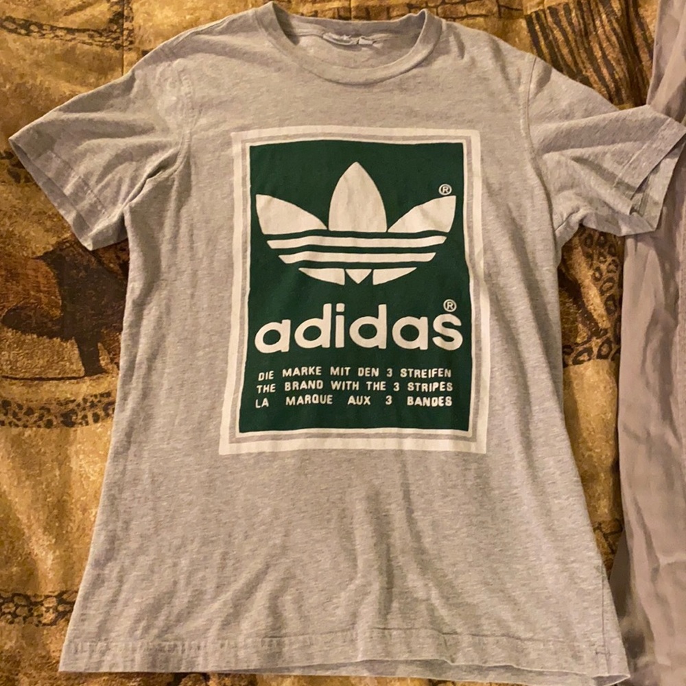 Grey Adidas Tee